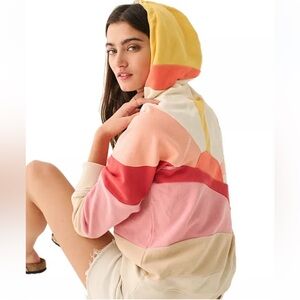 Faherty Soleil French Terry Hoodie in Canyon Lands. XS NWOT